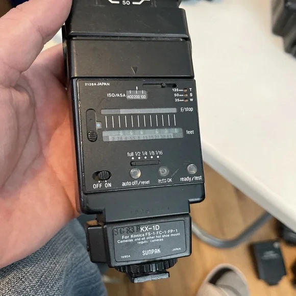 X5 Sunpak camera flashes